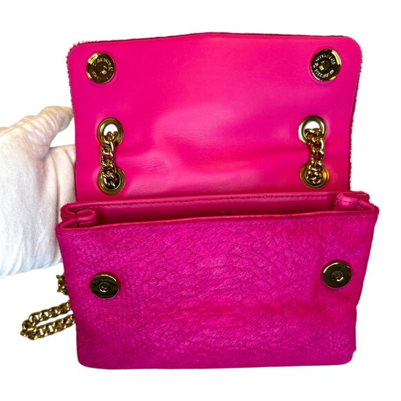 Kurt Geiger London Mini Kew Genuine Pony Hair Crossbody Bag - Picture 7 of 9